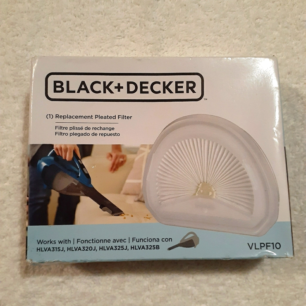 Black and Decker Replacement Pleated Filter
